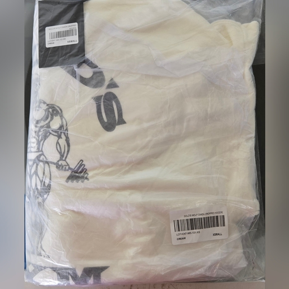 Darc Sport "Gold's Wolf" Owen (Cropped) Hoodie - Picture 8 of 16